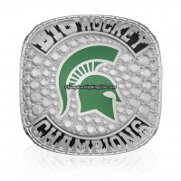 2024 Michigan State Spartans Hockey Big Ten Championship Ring/Pendant (Premium)